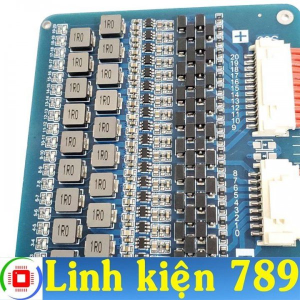 Mạch cân bằng 20S cho pin lithium 3.2V hoặc 3.7V 1.2A